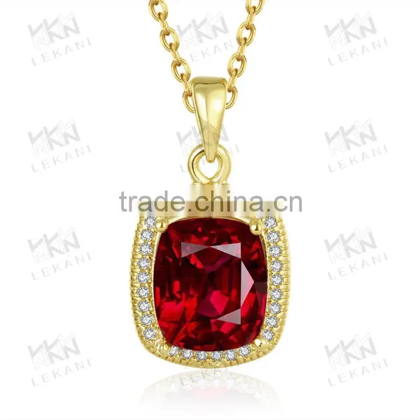 18 Carat Golden Plated Jewelry Necklace,zirconia Necklaces photo-2