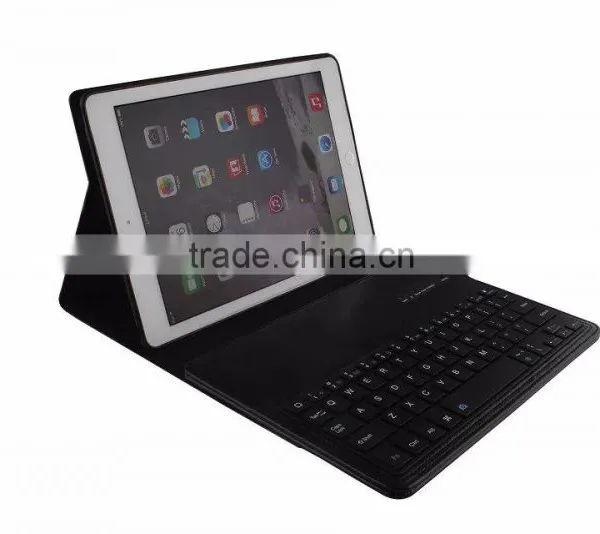 Crazy Horse Pattern Bluetooth Keyboard Leather Leather Flip Case for Ipad Air2 photo-2