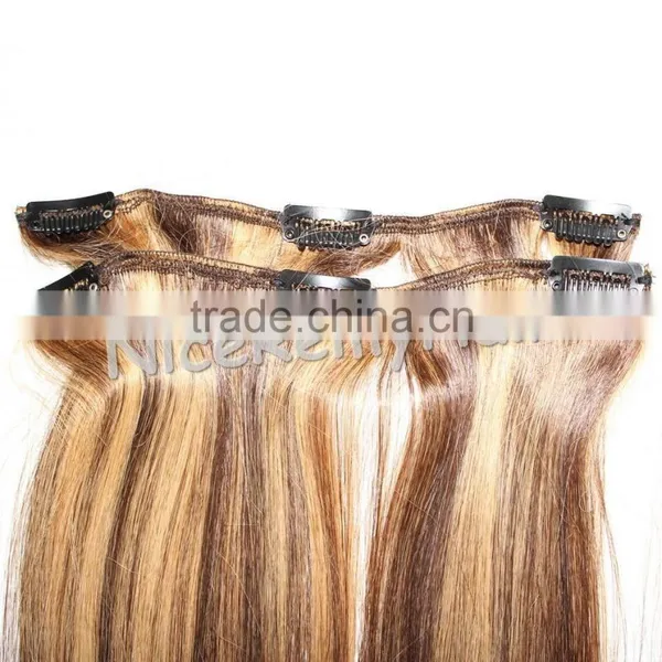 Wholesale High Quality Inch Clip-in Human Hair Extensions 100% Human Hair Best Selling photo-2