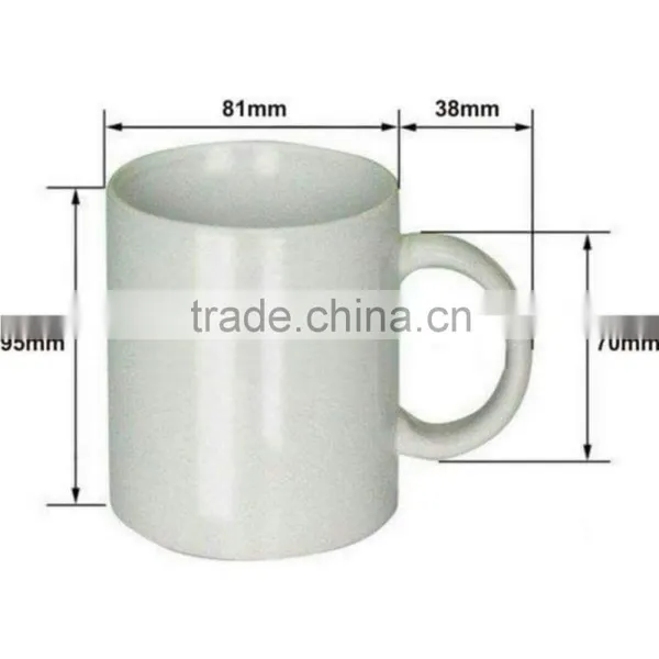 Factory Price Blank White Ceramic Mug for Advertising