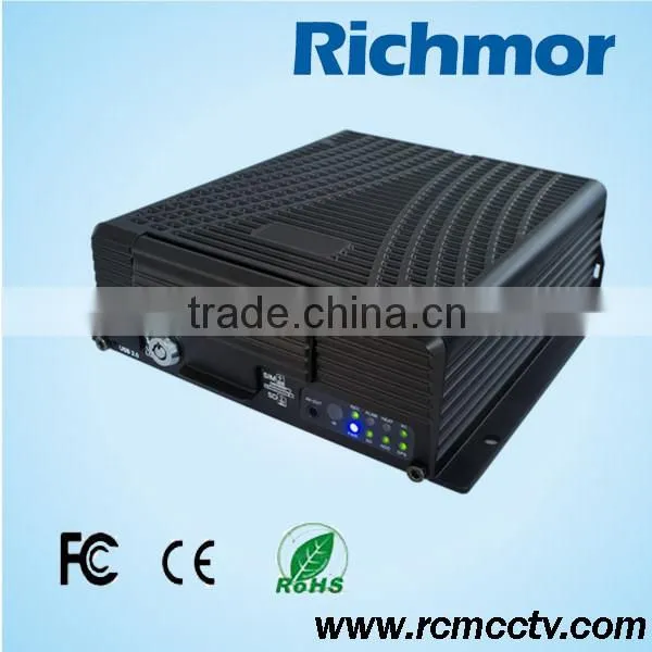 H.264 DVR Firmware 8CH Mobile DVR With 3G/4G/GPS/WIFI for Buses