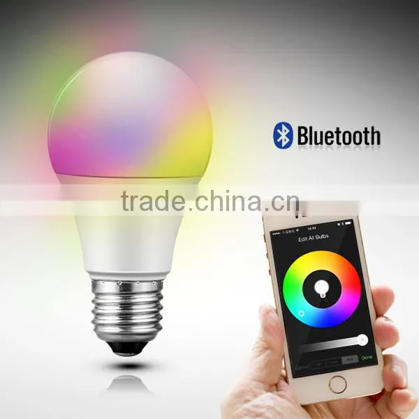 ce rohs ul 9w smart bluetooth led light bulb & zigbee based smart lighting & led rgb bulb light wifi