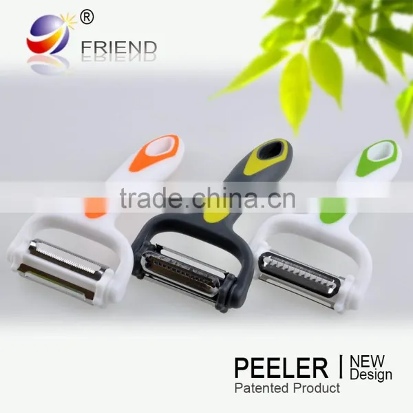 2016 as Seen on TV Kitchen Gadgets 3 in 1 Blades Rotary Manual Multifunctional Potato Vegetable Slicer Peeler Quality Choice photo-4