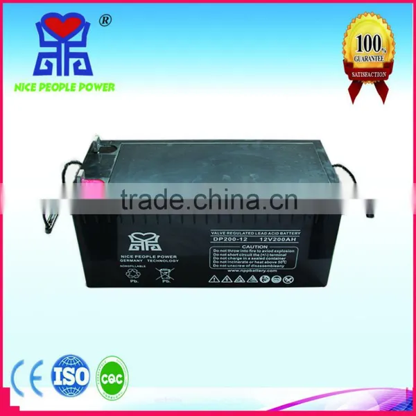 Solar Lamp Battery 12V200AH Solar Gel Battery