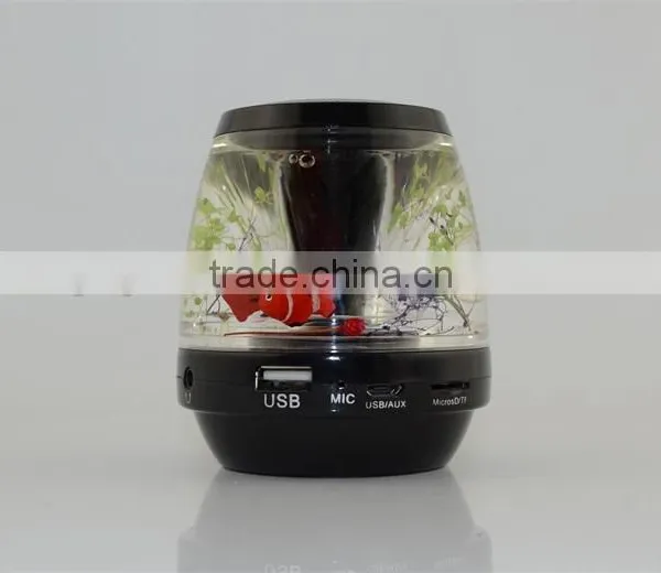 Handfree Stereo Bluetooth Colorful LED Liquid Speaker Support TF Card photo-4