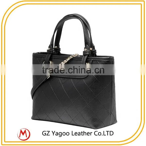 2016 Hit Color Latest Leather Tote Handbag Bag With Long Strap photo-6