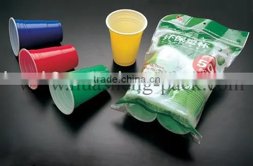 Disposible Double-layer Colored Cup,red Plastic Cup