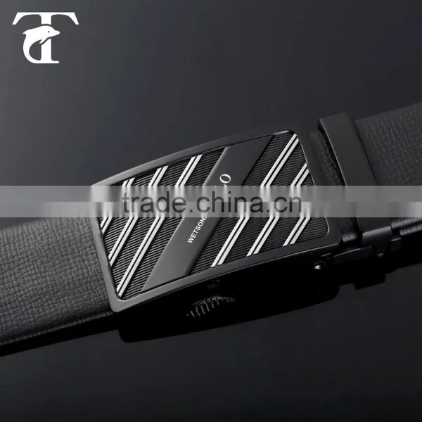 Men Cow Black Patent Leather Belt Without the Buckle photo-5
