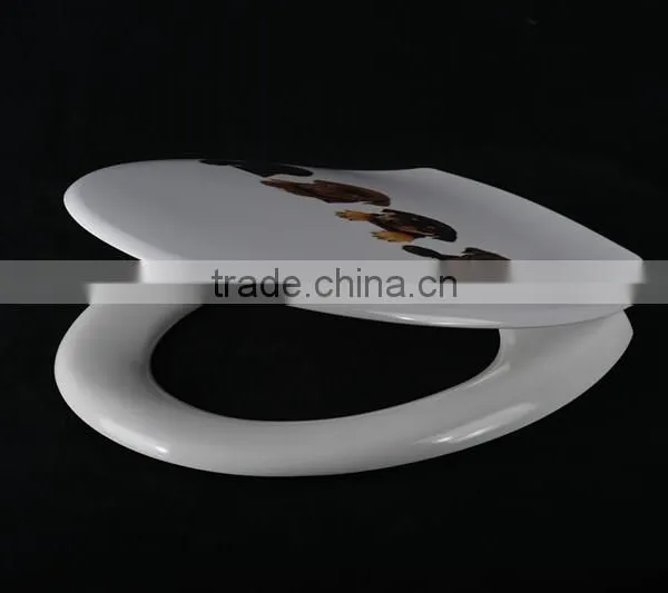 Customized Design WC Toilet With Soft Close Hinge photo-3