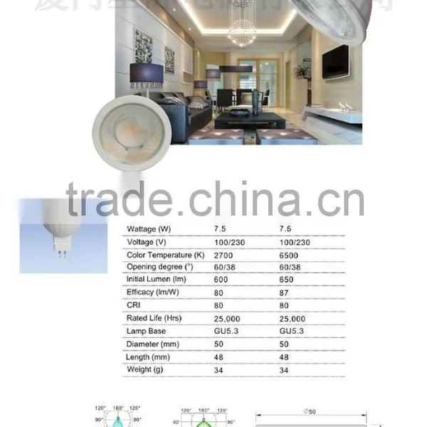 New Brightness Gu10 Led Bulb ce Rohs 7w 8w 600lm photo-6