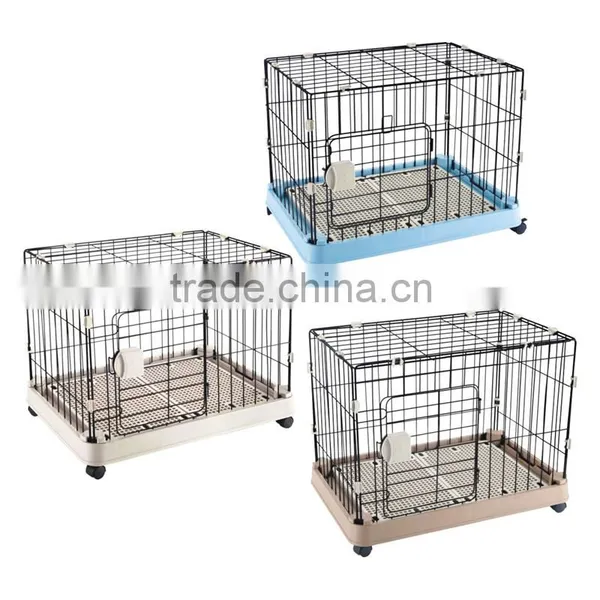 Luxury 3-floor Wire Plastic Cat Cage photo-6