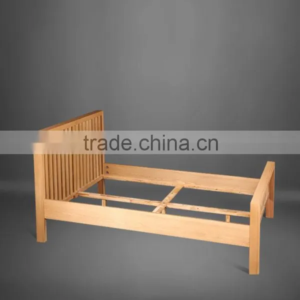 European Standard Wood Bed Solid Wood Home Furniture Bedroom Furniture photo-2