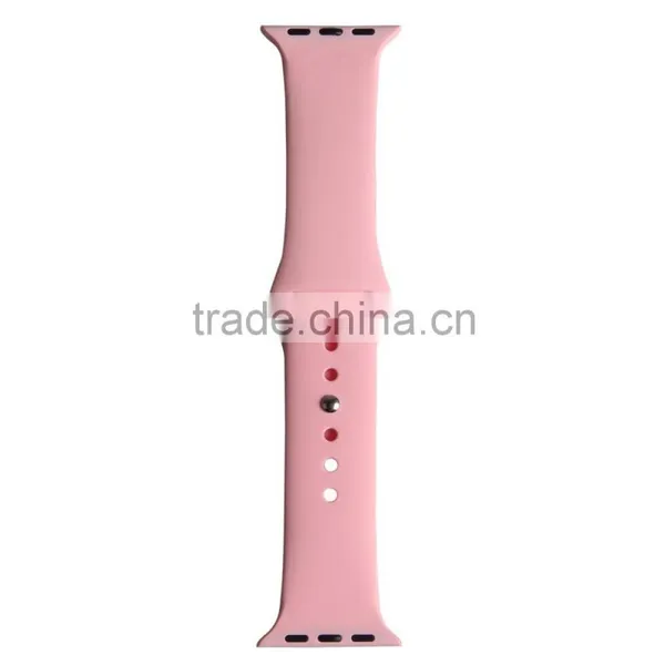 Soft Silicone Replacement Sport Band for Apple Watch, For Apple Watch Rubber Wrist Watch Strap photo-4
