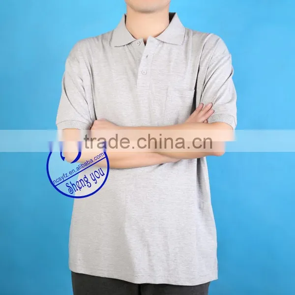 Custom Mens Polo Shirt With Epaulet and Pockets photo-2
