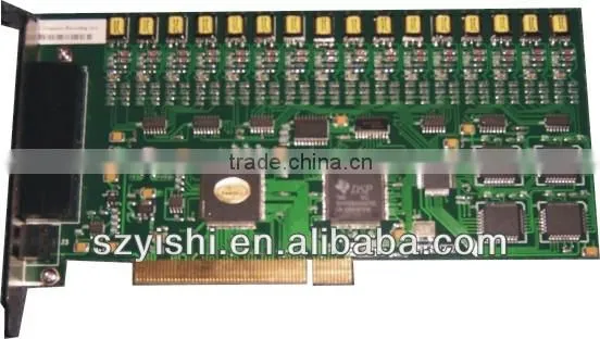 Phone Voice Recording Card 16ch PCI Card photo-2