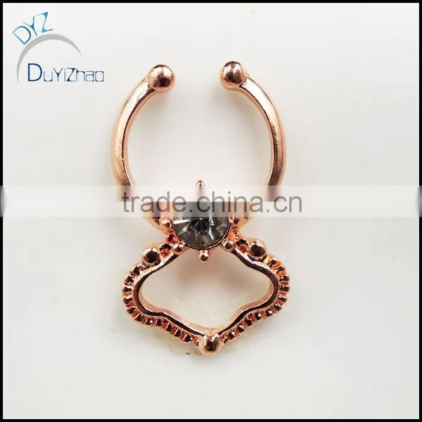 Wholesale Fake Septum Clicker Gold Jewelry photo-2