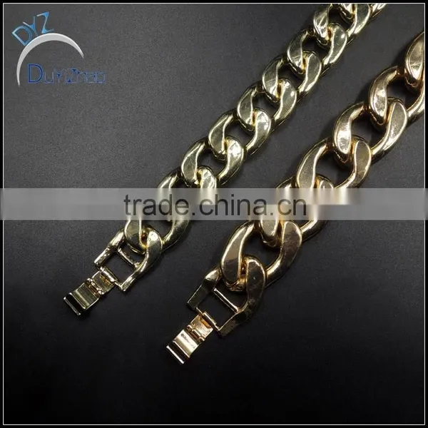 Latest Big Size Men's Hip Hop Gold Cuban Chain Necklace photo-3