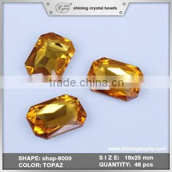 Top Quality Emerald Color Crystal Accessory Bead for Decoration photo-3