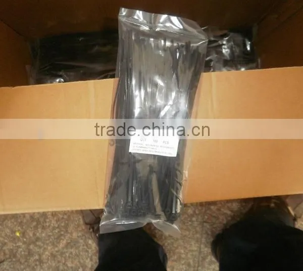 Direct Selling 4.6*250 PA66 Nylon Cable Ties (UL SGS)tensile Strength:40lbs photo-3