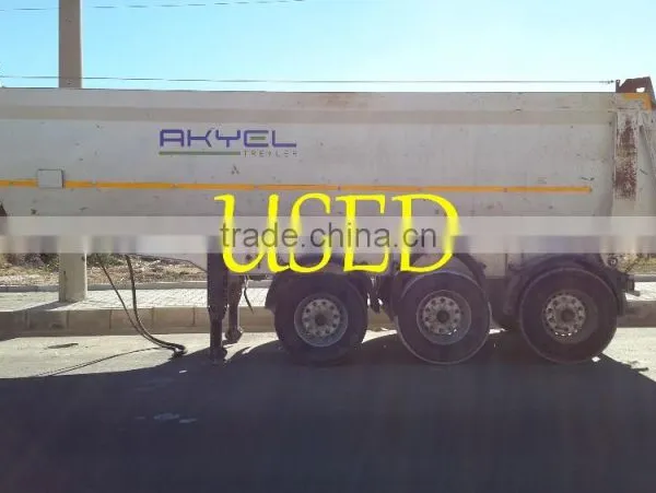 USED Dump Semi Trailer From Akyel Trailer