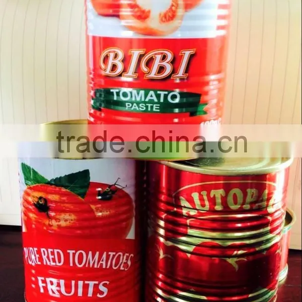 Double Concentrate Canned Tomato Paste Factory Size 70g~3000g. photo-3