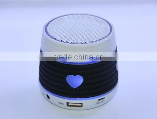 Free Shipping LED Light Wireless Bluetooth Speaker With TF SD Slot USB Disk Port photo-2