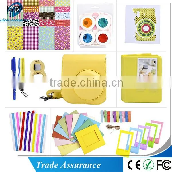 11 in 1 Instax Mini8 Case Accessories Bundle Set Include Cases,Albums,film Sticker,strap,close up Lens,self Porait Mirror photo-6