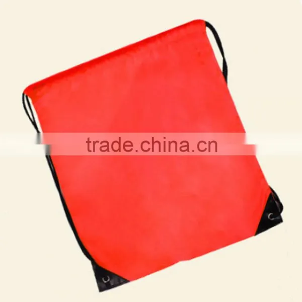 Promotion Custom Printed Candy Colors Drawstring Rucksack Made in China photo-5