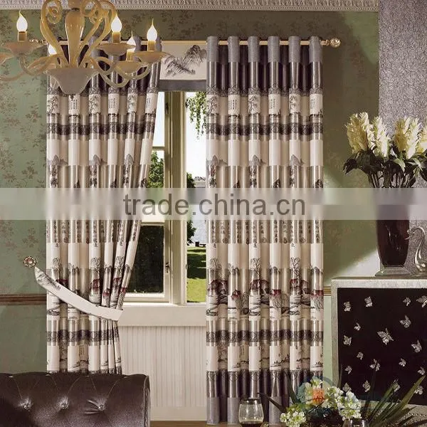China Jacquard Curtain Fabric Curtain Veil