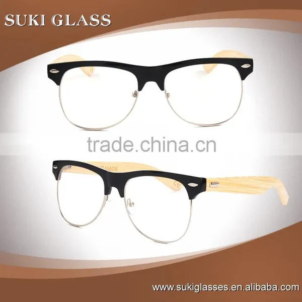 2016 Best Selling Good Price PC Frame Bamboo Arms Sunglasses photo-4