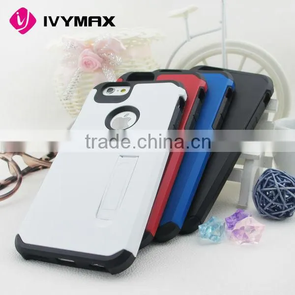 Mobile Phone Case With Hard Plastic Standing for Iphone 6/6g photo-3