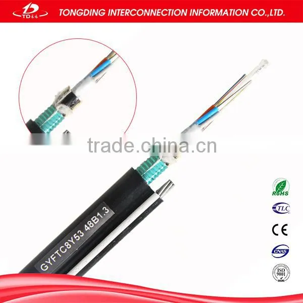 Non-metallic GYFTC8Y53 Outdoor Fiber Optic Cable