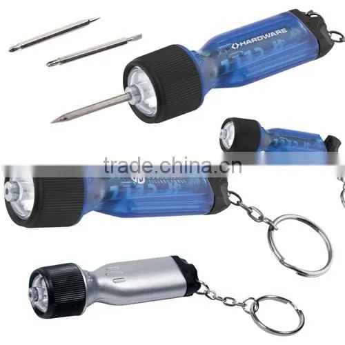 Mini Flashlight Tool Keychain