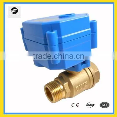 Motorized Actuator Fem-Male Electric Ball Valve DN20 Irrigation System,cooling/heating System,Low Voltage Plumbing System