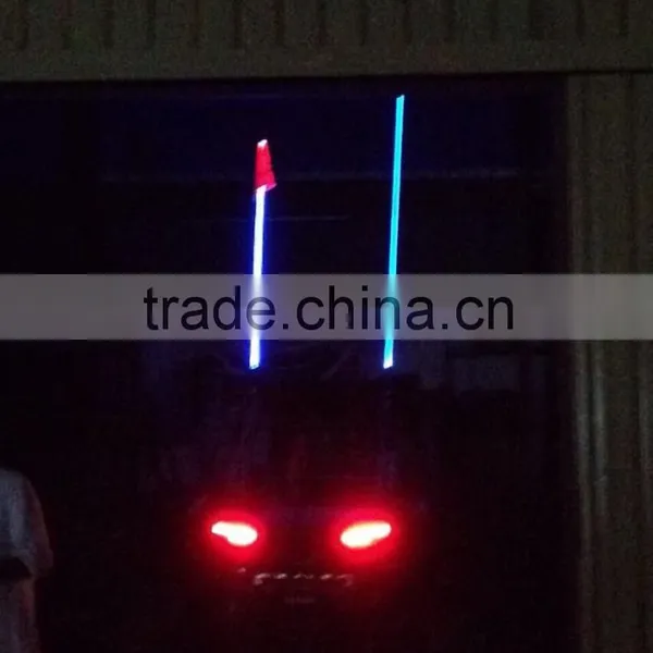 Fiber Optic 12V IP68 Color Changing Car Flag Pole for Car With Remote Control Pole Light photo-2