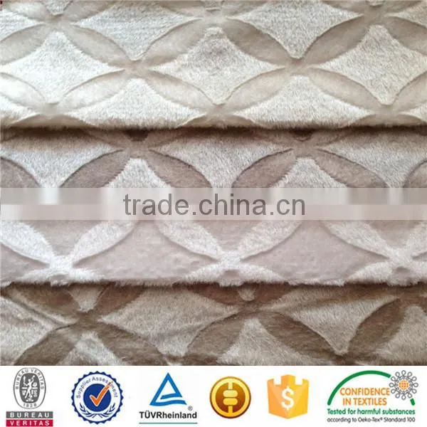 Super Soft Rubber Dot Fabric Rubber Bonded Turkey Dripping Velboa photo-5