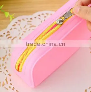 Negotiable Customized Silicone Pencil Cases/bag for Stationery