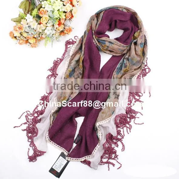 Womens Romantic Scarves photo-2