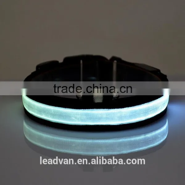 Glowing in The Dark Black Bands LED Collar For Dogs Lighted Dog Collars Colorful Pet Shop Products photo-6