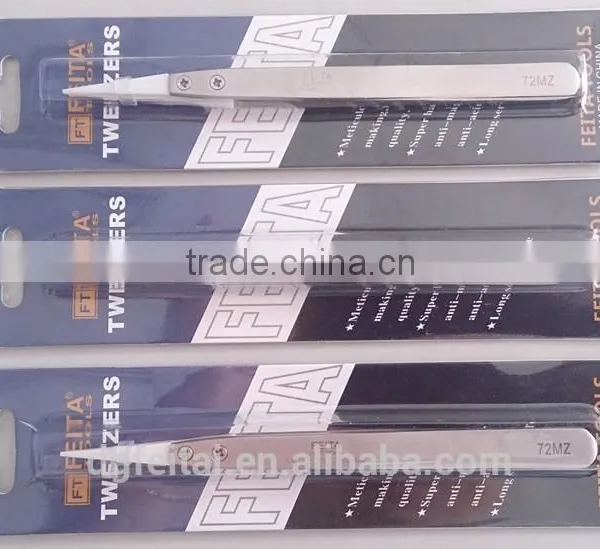 Dongguan 72mz Heat Resistant Ceramic Tip Tweezers With Black & White Tips photo-4