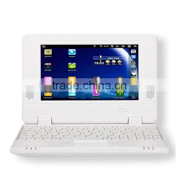 7" Dual Core Cheap LAPTOP Computer Netbook Notebook PC With Android 4.4 WM8880 Dual Core Cpu HDM Camera OPNEW 6 Colors in STOCK photo-2