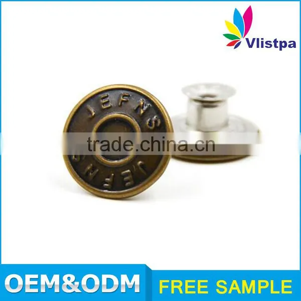 Shaking Brass Magnetic Button Fasteners for Clothing photo-3