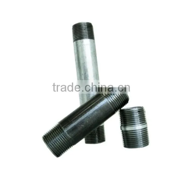 High Quality Black Oiled Carbon Steel Pipe Nipple photo-5