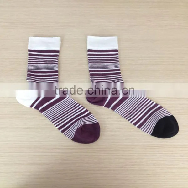 Men Casual All Seasons 100 Cotton 168N Custom Design Socks photo-5