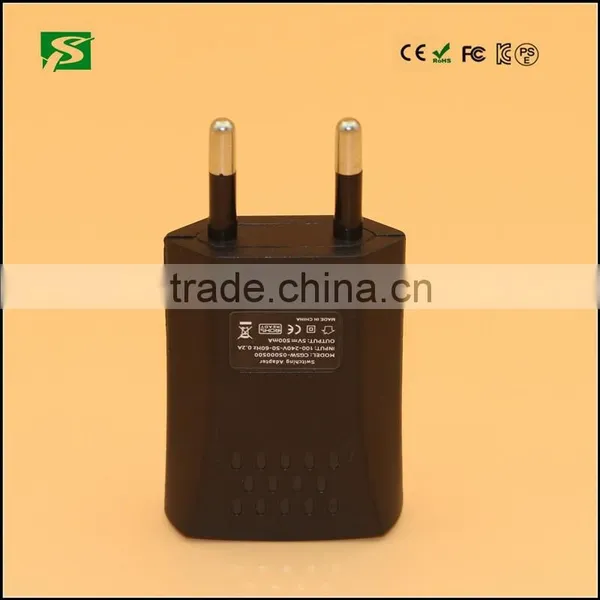 EU Plug Usb Adapter for Portable Phone Charger photo-3