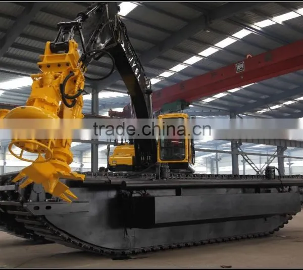 JYSL Amphibious Dredge Pump Excavator , CE, EPA , Model: JYSL-350PD