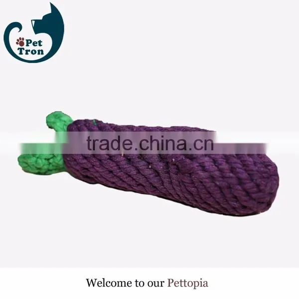 Eggplant Shape Rope Pet Toy Manufacturer