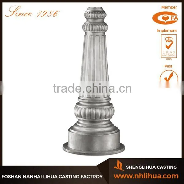 A062 Antique Street Lighting Cast Aluminum Lamp Post Base photo-3