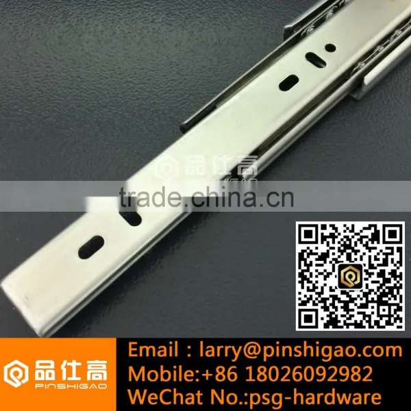 3 Fold Full Extension Ball Bearing Telescopic Drawer Runner photo-2