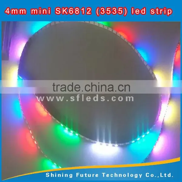 Addressable Rgb Led Strip 4mm Smd 3535 Rgb Mini Sk6812 Led Strip photo-6